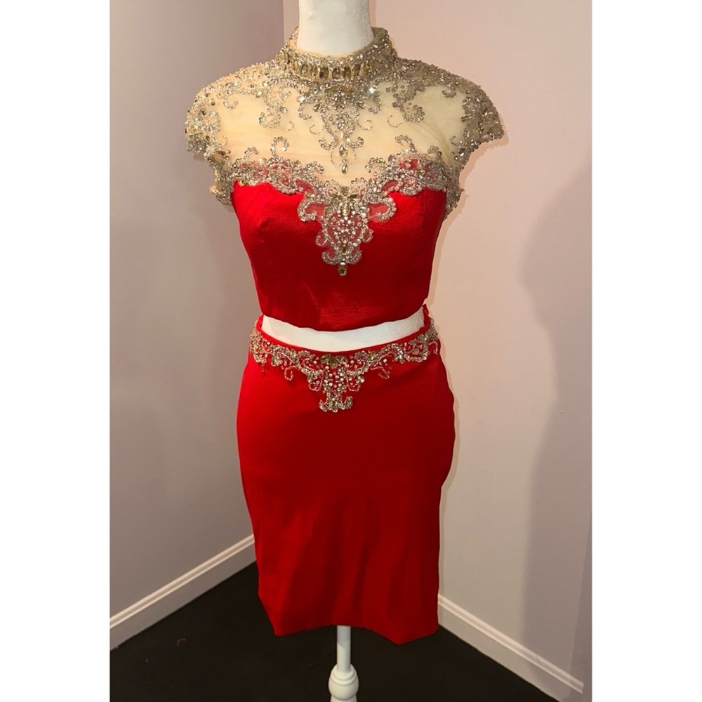 Mac Duggal Vibrant Red Dress